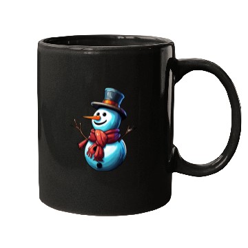 Discover Snowman / Winter / Snowflake / White / Frosti Mugs