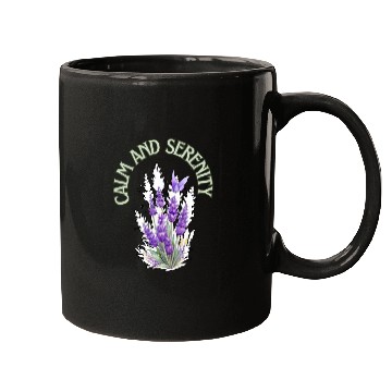 Discover Calm And Serenity Mugs, lavender flower of calm