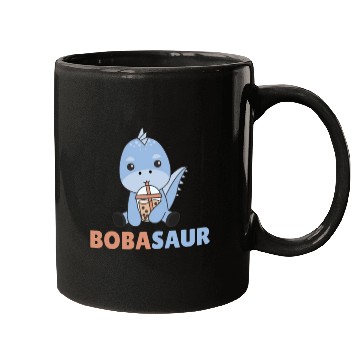 Discover Bobasaur Boba Dinosaur Dino Bubble Tea Mugs