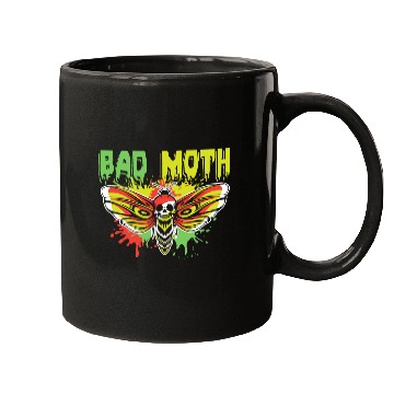 Discover Bad moth | fancy skull colored moth art Mugs