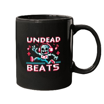 Discover Undead Beats - 8-bit Zombie Groove Mugs