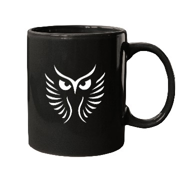 Discover Modern Owl: Abstract, Minimalistic Artistry Mugs