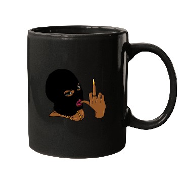 Discover HustleSkillz com Gansta Goddess 12 Black Mugs