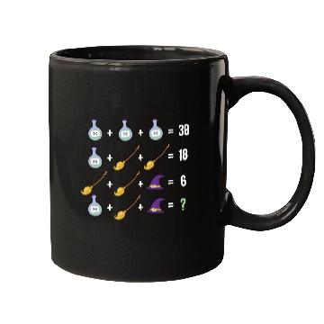 Discover Math Teacher Halloween Day Mugs