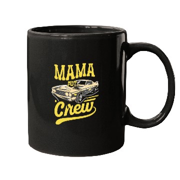 Discover Car Birthday Party Racing Family Mama Pit Crew Mugs