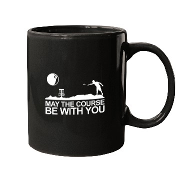 Discover May The Course Be With You Frisbee Golf Mugs