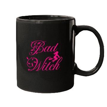 Discover bad witch; Halloween; cute; pink; witches Mugs