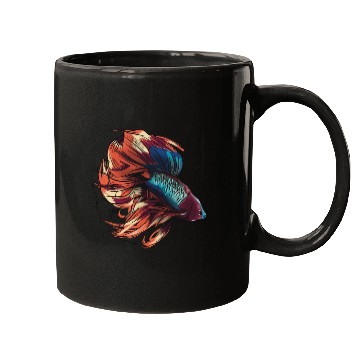 Discover Beta Fish Illustration Mugs