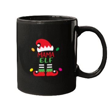 Discover Merry Christmas mama elf Mugs