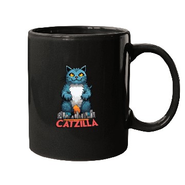 Discover Catzilla Mugs