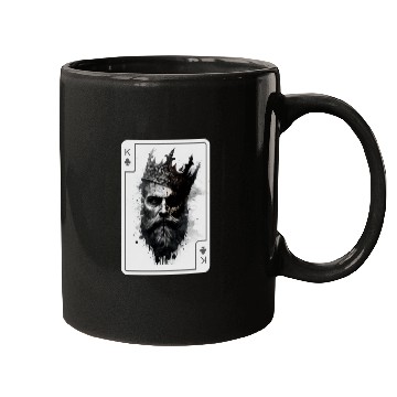 Discover King Gothic Poker Card Game Horror Creepy Mugs