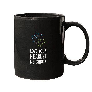 Discover Machine Learning Nearest Neighbor Algorithm AI Art Mugs