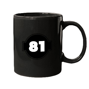 Discover Celebrate your 81 Birthday! Number Eighty-One Mugs