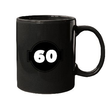 Discover 60 Years Anniversary - Number Sixty Mugs