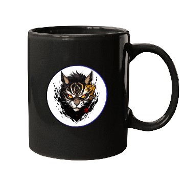 Discover Fierce Tiger Anime Mugs