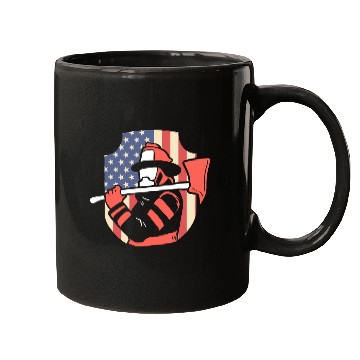 Discover Firefighter Of America Fire Captain Mugs