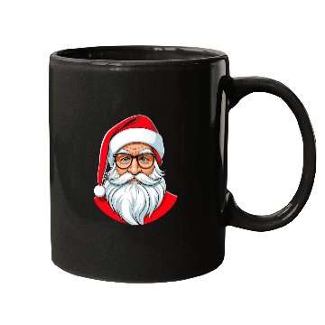 Discover Santa Claus Christmas Stickers Mugs