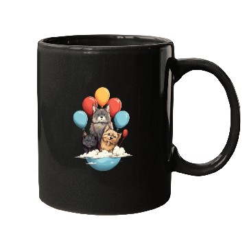 Discover Cats, Dogs & Balloons Mugs
