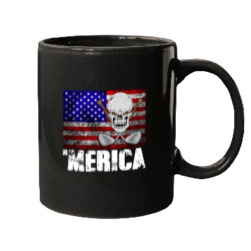 Discover Merica Golf Mugs