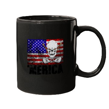 Discover Merica Golf Mugs