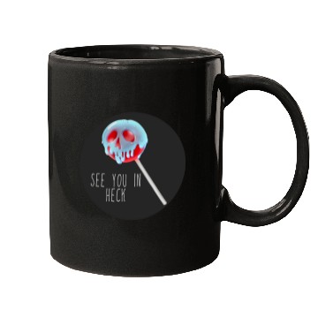 Discover See You In Heck Poison Skull Candy Mugs