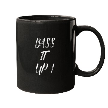 Discover Bass It Up Music Design Mugs