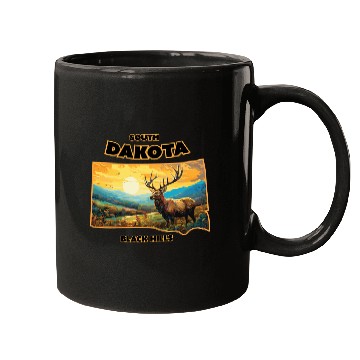Discover South Dakota - Elk Mugs