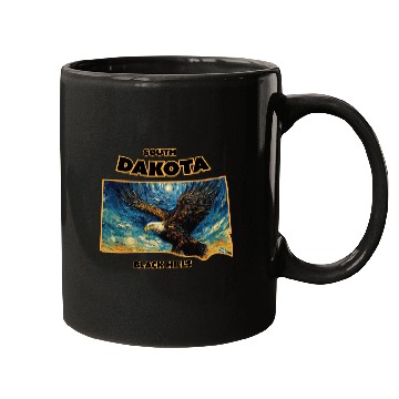 Discover South Dakota - Eagle Mugs