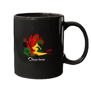 Discover Plumeria Surfer Mugs