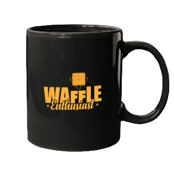 Discover Waffle Enthusiast Snack Pastry Baker Mugs