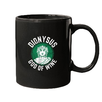 Discover Dionysus Olympian God Of Wine Greek Mythology Mugs