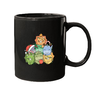Discover Dinosaur Christmas Tree Funny Animal Mugs