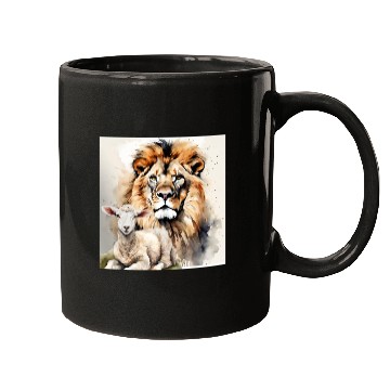 Discover Lion and Lamb Christian Apparel Mugs