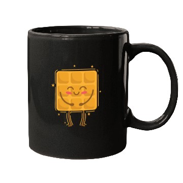 Discover Waffle happy Pastry Baker Mugs