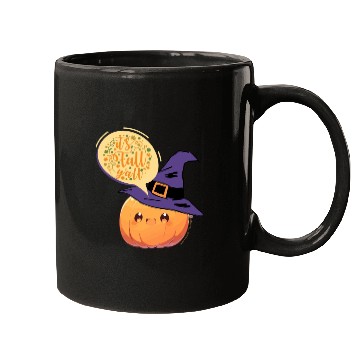 Discover Cute Little Witch Pumpkin WithFall Greeting Mugs