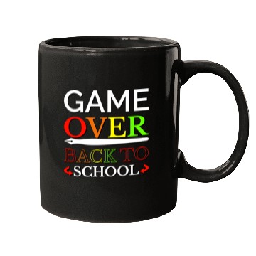 Discover Game Over Back To School Mugs