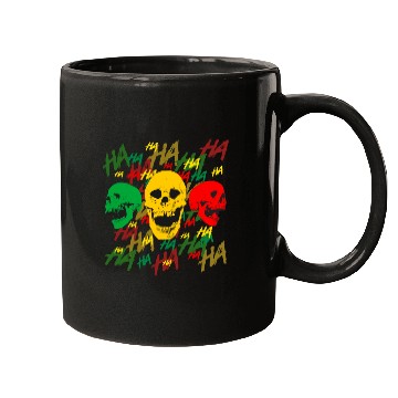 Discover laughing skull Rasta Mugs