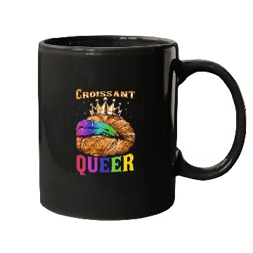 Discover Croissant Queer French Pastry Funny LGBTQ Mugs