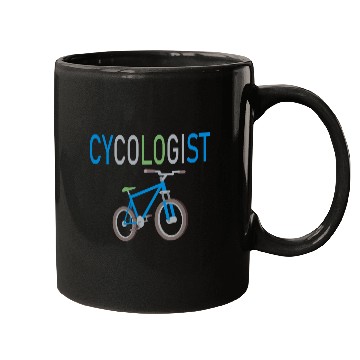 Discover CYCOLOGIST -FUNNY AND WITTY CYCLIST DESIGN Mugs