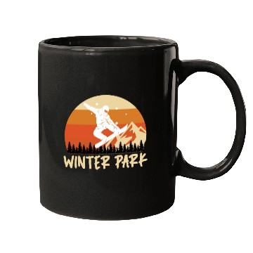 Discover Winterpark Snowboarding Freestyle Snowboarder Mugs