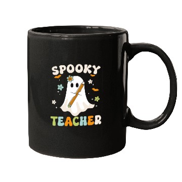 Discover Spooky Teacher Halloween Spooky Ghost Mugs