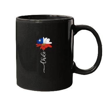 Discover Vintage Chile Sunflower Flag Chile Lover Mugs