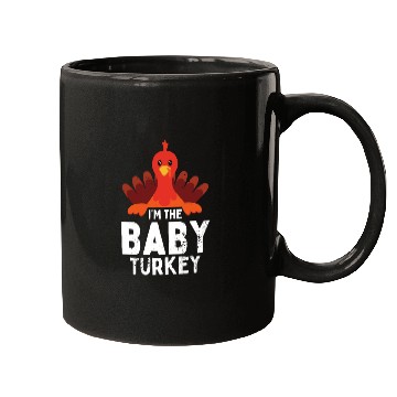 Discover I'm the Baby Turkey Mugs