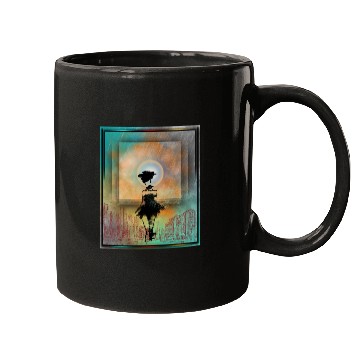 Discover City Solitude Alone In Rainy Streets Mugs