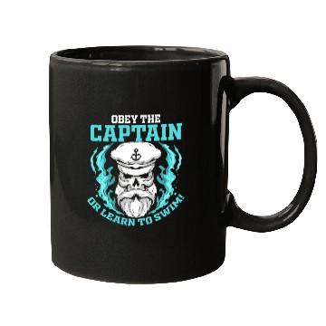 Discover Captain Gift for Sailing Sailing Boat Obey the Mugs