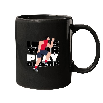 Discover Life is Your Playground Parkour Mugs