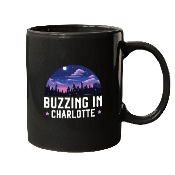 Discover Charlotte North Carolina USA America United States Mugs