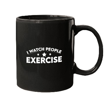 Discover I Watch People Exercise 2 Mugs