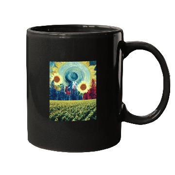 Discover The Sunflower Field Mugs