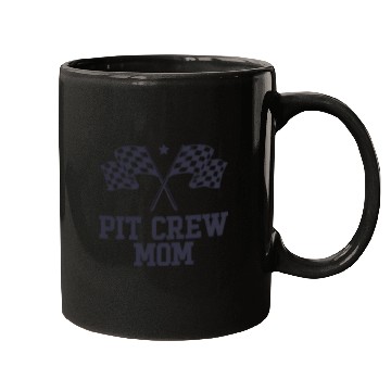 Discover Pit Crew Mom Racing Enthusiast Racer Birthday Gift Mugs
